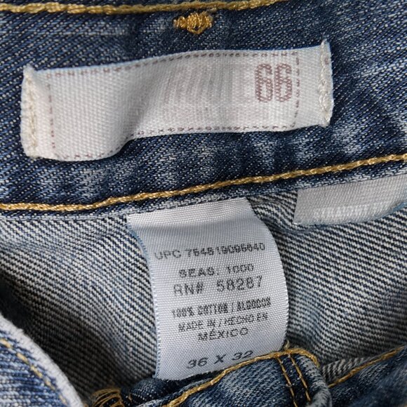 Route 66 cut off raw hem Bermuda denim shorts size 36 - Picture 10 of 10